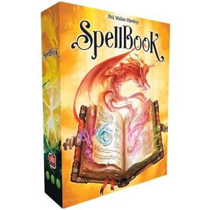 Asmodee Juego de mesa de libro de hechizos, juego de fantasía mágica, juego de estrategia con temática de mago, divertido juego familiar para niños y adultos, de 12 a 4 jugadores, tiempo de juego promedio de 45 minutos, hecho por Space Cowboys Asmodee Juego de mesa de libro de hechizos, juego de fantasía mágica, juego de estrategia con temática de mago, divertido juego familiar para niños y adultos, de 12 a 4 jugadores, tiempo de juego promedio de 45 minutos, hecho por Space Cowboys