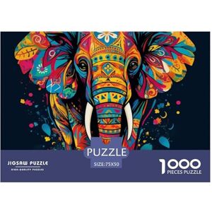 GSDGHG Rompecabezas de 1000 piezas de elefante asiático para adultos, rompecabezas de madera, juguete intelectual, juguete para aliviar el estrés, juego educativo, decoración del hogar, relajación e GSDGHG Rompecabezas de 1000 piezas de elefante asiático para adultos, rompecabezas de madera, juguete intelectual, juguete para aliviar el estrés, juego educativo, decoración del hogar, relajación e