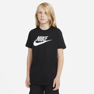 Nike Playera de algodón para niños talla grande  Sportswear - Negro XS