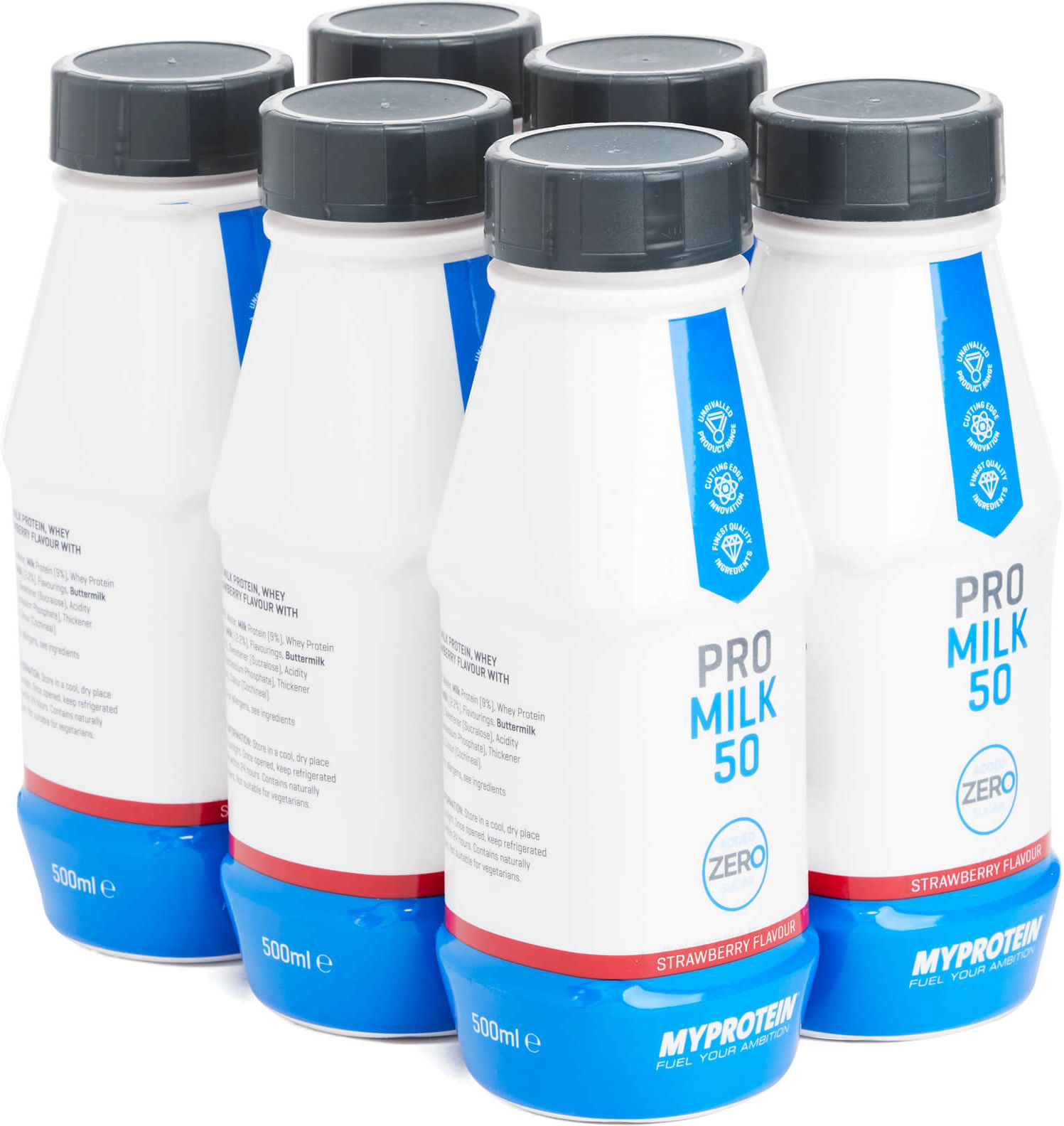 Myprotein Protein Shake Zero - 6 x 500ml - Strawberry