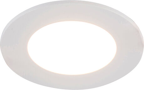 QAZQA Set van 6 inbouwspots wit incl. LED 3-staps dimbaar IP65 - Blanca