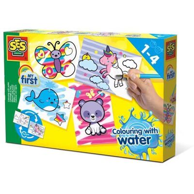 SES Creative SES My First - Kleuren met water Fantasiedieren SES Creative SES My First - Kleuren met water Fantasiedieren