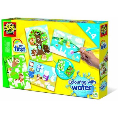 SES Creative SES My First - Kleuren met water Verborgen dieren SES Creative SES My First - Kleuren met water Verborgen dieren