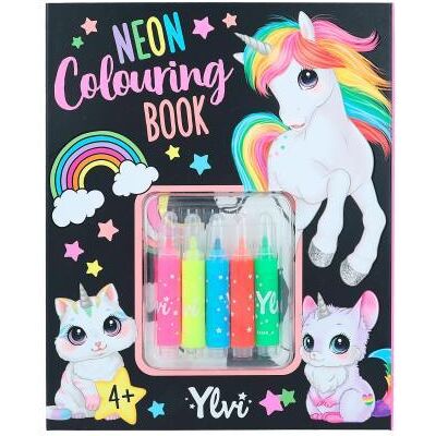 Ylvi en de Minimoomis Ylvi neon kleurboek Ylvi en de Minimoomis Ylvi neon kleurboek