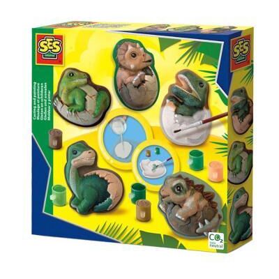 SES Creative SES Gieten en schilderen - Dino eieren SES Creative SES Gieten en schilderen - Dino eieren
