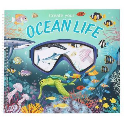 Depesche Create your Ocean Life Holografisch Stickerboek Depesche Create your Ocean Life Holografisch Stickerboek