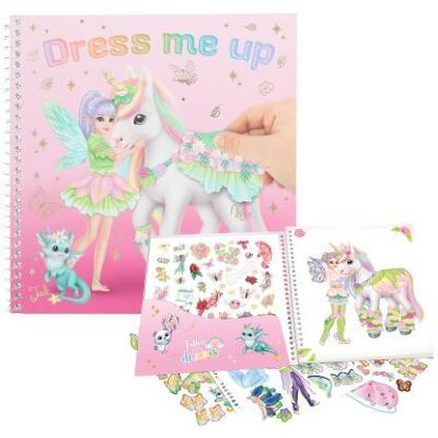Depesche Ylvi Dress Me Up stickerboek Depesche Ylvi Dress Me Up stickerboek