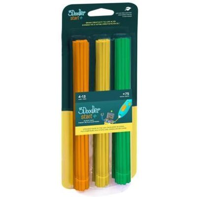 3Doodler 75 Refills oranje/geel/groen 3Doodler 75 Refills oranje/geel/groen