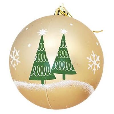Disney Kerstbal Mickey Mouse goud - 6 stuks Disney Kerstbal Mickey Mouse goud - 6 stuks