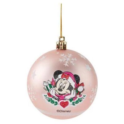 Disney Kerstbal Minnie Mouse roze - 6 stuks Disney Kerstbal Minnie Mouse roze - 6 stuks