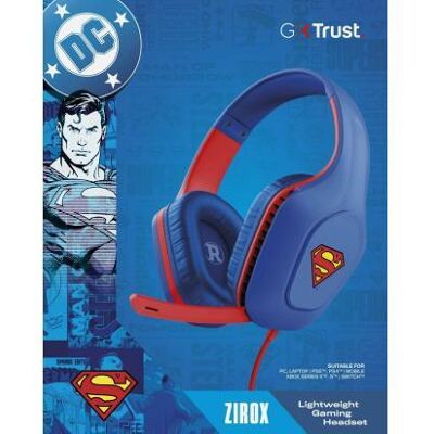 Trust GXT416SM Zirox Wired Headset Superman Trust GXT416SM Zirox Wired Headset Superman