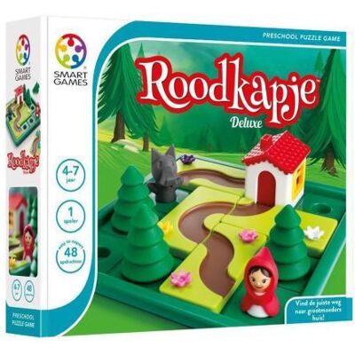 SmartGames - Roodkapje Deluxe - sprookjesspel kleuters - 48 opdrachten SmartGames - Roodkapje Deluxe - sprookjesspel kleuters - 48 opdrachten