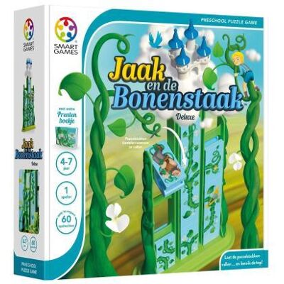 SmartGames - Jaak en de Bonenstaak Deluxe - sprookjesspel kleuters - 60 opdrachten SmartGames - Jaak en de Bonenstaak Deluxe - sprookjesspel kleuters - 60 opdrachten