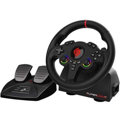 Subsonic Multi Racing Wheel 220 RS-X Universeel Zwart Subsonic Multi Racing Wheel 220 RS-X Universeel Zwart