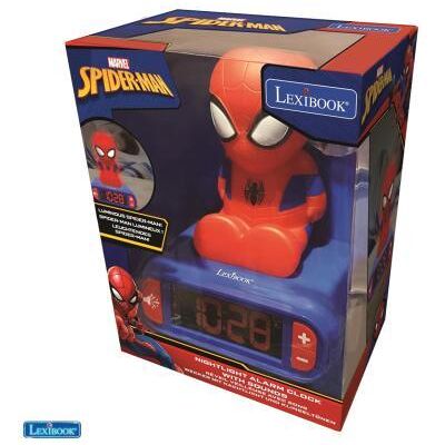 Lexibook Spider-Man 3D digitale alarmklok met licht en gelu Lexibook Spider-Man 3D digitale alarmklok met licht en gelu