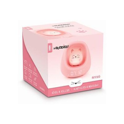 BigBen Interactive HiBuddies Nightlight Wekker Kat BigBen Interactive HiBuddies Nightlight Wekker Kat