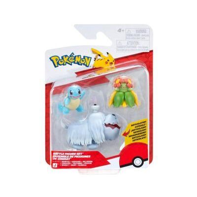 Pokemon Battle Figuren Set 3-pack Squirtle, Belossom, Greavard Pokemon Battle Figuren Set 3-pack Squirtle, Belossom, Greavard