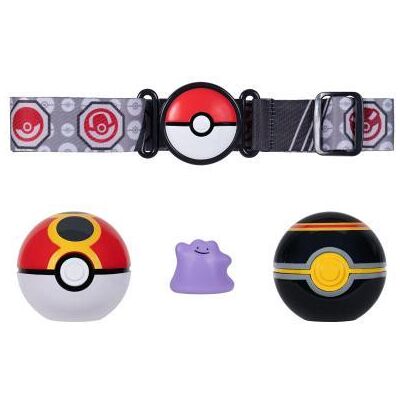 Pokemon Clip'n Go Poké Ball riem Ditto m/2 Poké Balls Pokemon Clip'n Go Poké Ball riem Ditto m/2 Poké Balls