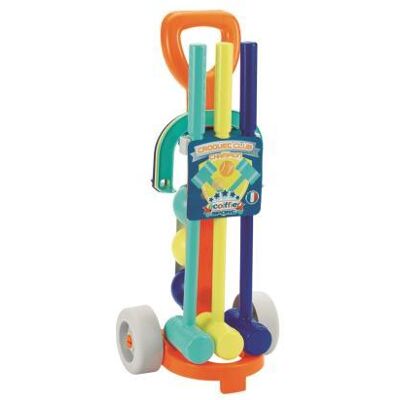 Ecoiffier Plastic croquet 3 spelers Ecoiffier Plastic croquet 3 spelers