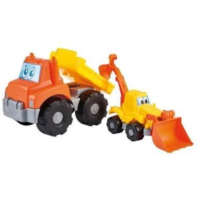 Ecoiffier Vrachtwagen met graafmachine Ecoiffier Vrachtwagen met graafmachine