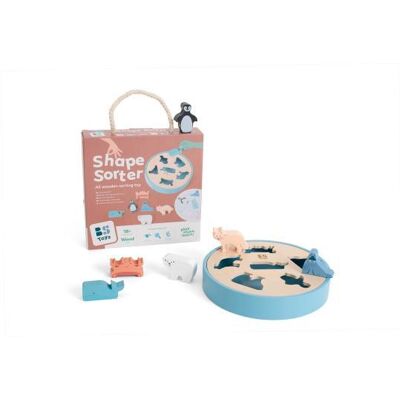 BS Toys BuitenSpeel Shape Sorter - Houten Vormendoos BS Toys BuitenSpeel Shape Sorter - Houten Vormendoos
