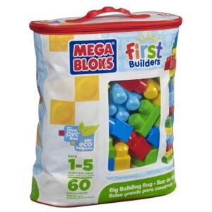 Mega Bloks Bouwtas 60st multi colors Mega Bloks Bouwtas 60st multi colors