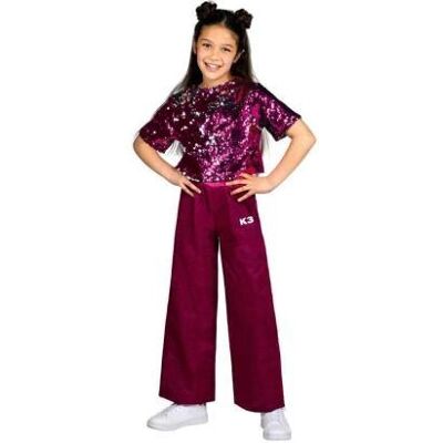 Studio 100 K3 Glitter verkleedpak 9-11j Studio 100 K3 Glitter verkleedpak 9-11j