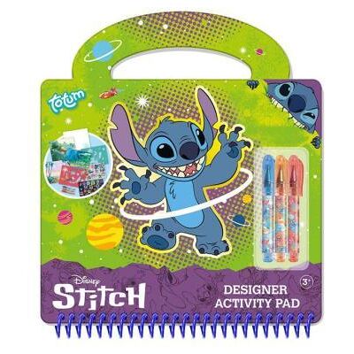 Totum Disney Stitch 30-delig designer teken- en activiteitenboek Totum Disney Stitch 30-delig designer teken- en activiteitenboek