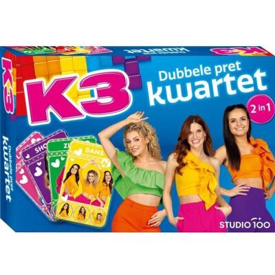 Studio 100 K3 Alle kleuren kwartet - Dubbele pret Studio 100 K3 Alle kleuren kwartet - Dubbele pret