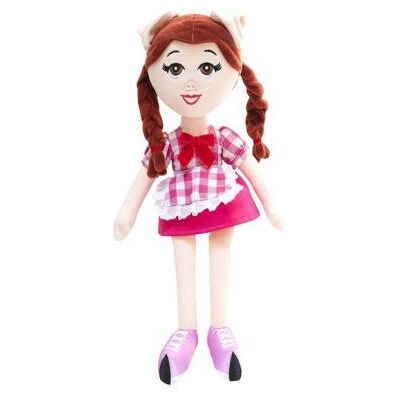 Studio 100 K3 knuffelpop met muziek - 3 biggetjes: Hanne 40 cm Studio 100 K3 knuffelpop met muziek - 3 biggetjes: Hanne 40 cm