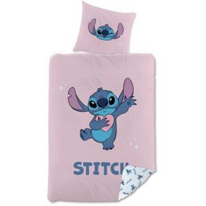 Disney Stitch dekbedovertrek roze 140x200cm Disney Stitch dekbedovertrek roze 140x200cm