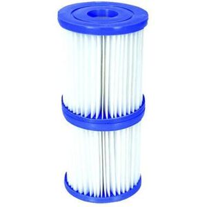 Bestway Set 2 filter cartridges voor 2.006/3.028 l/u pomp Bestway Set 2 filter cartridges voor 2.006/3.028 l/u pomp