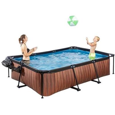 EXIT Zwembad FramePool rechthoekig L 300 x B 200 cm EXIT Zwembad FramePool rechthoekig L 300 x B 200 cm