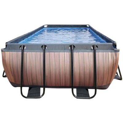 EXIT Zwembad met zandfilter Wood L 400 x B 200 cm EXIT Zwembad met zandfilter Wood L 400 x B 200 cm