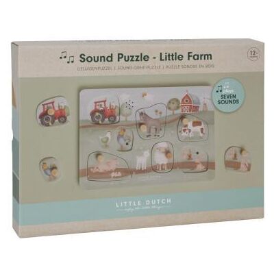 Little Dutch - Little Farm Geluidenpuzzel FSC Little Dutch - Little Farm Geluidenpuzzel FSC
