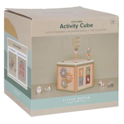 Little Dutch - Little Farm Activiteitenkubus Boerd Little Dutch - Little Farm Activiteitenkubus Boerd