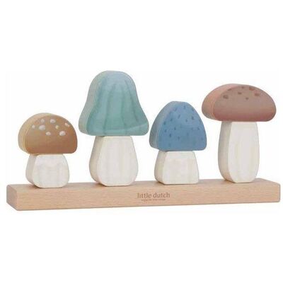 Little Dutch Stapelaar Paddenstoelen Forest Friends FSC Little Dutch Stapelaar Paddenstoelen Forest Friends FSC
