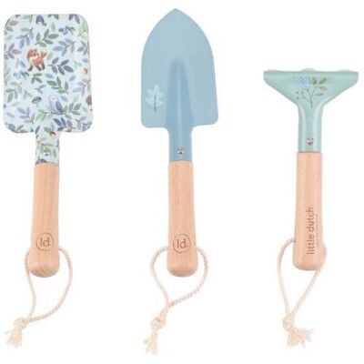 Little Dutch Forest Friends Tuingereedschapsset blauw FSC Little Dutch Forest Friends Tuingereedschapsset blauw FSC