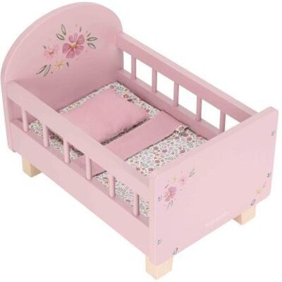 Little Dutch - Poppenbedje FSC met textiel Little Dutch - Poppenbedje FSC met textiel