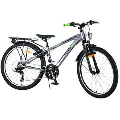 Volare Bicycles Volare Cross Kinderfiets - Jongens - 24 inch - Grijs - 21 versnellingen - Twee handremmen Volare Bicycles Volare Cross Kinderfiets - Jongens - 24 inch - Grijs - 21 versnellingen - Twee handremmen
