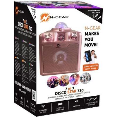 N-Gear Disco Star 710 Bluetooth Roze N-Gear Disco Star 710 Bluetooth Roze