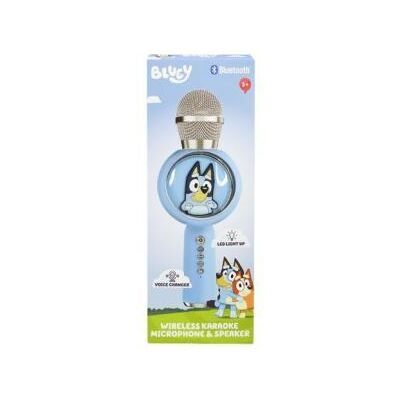 BLUEY Microfoon PopSing LED Karaoke Microphone BLUEY Microfoon PopSing LED Karaoke Microphone