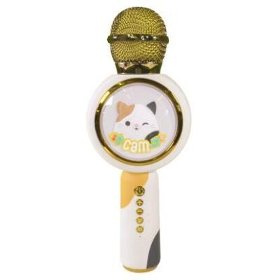 Squishmallows Cam The Cat Bluetooth Popsing Led Light Karaoke Microfoon Squishmallows Cam The Cat Bluetooth Popsing Led Light Karaoke Microfoon
