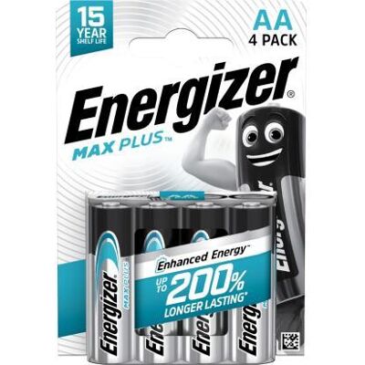 Energizer Max Plus AA/LR06/E91 - CHP4 Energizer Max Plus AA/LR06/E91 - CHP4
