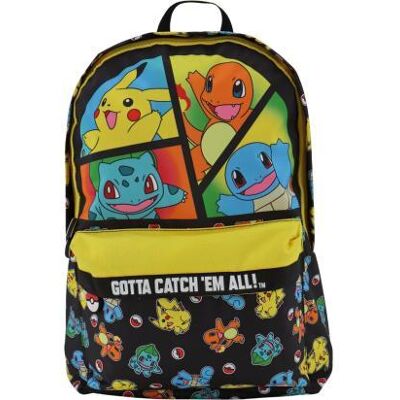Pokemon Rugzak met voorzak 42x30x18cm Pokemon Rugzak met voorzak 42x30x18cm