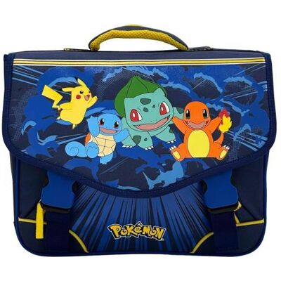 Pokemon Schooltas 38cm 2comp + Voorzak 40x41x16cm Pokemon Schooltas 38cm 2comp + Voorzak 40x41x16cm