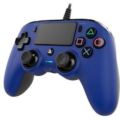 BigBen Interactive PS4 Nacon Wired Official Controller Blauw BigBen Interactive PS4 Nacon Wired Official Controller Blauw