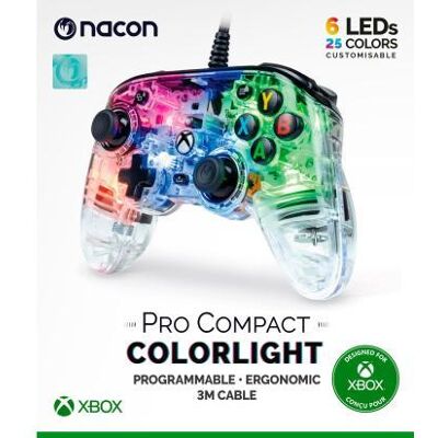 Microsoft Xbox Series X XBOX Series X Nacon Wired Pro Compact Controller Colorlight Microsoft Xbox Series X XBOX Series X Nacon Wired Pro Compact Controller Colorlight