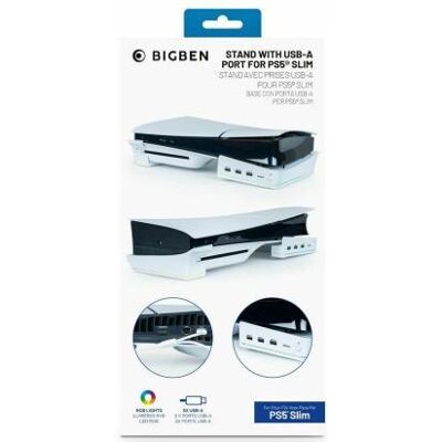 Sony PlayStation 5 PS5 Slim Horizontal Console Stand & Charging Station Sony PlayStation 5 PS5 Slim Horizontal Console Stand & Charging Station