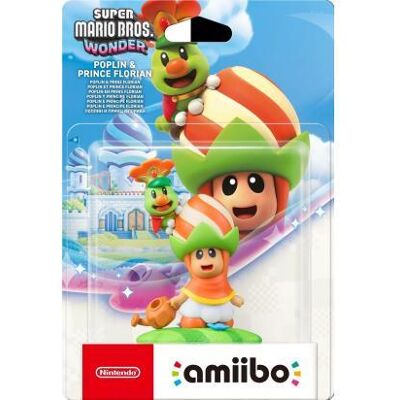 Nintendo Switch 2 Amiibo Super Mario Bros Wonder - Poplin & Prince Florian Nintendo Switch 2 Amiibo Super Mario Bros Wonder - Poplin & Prince Florian